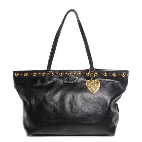 GUCCI Calfskin Medium Babouska Shopping Tote .